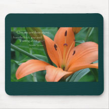 Orange Lily Mouse Mat