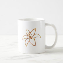 Orange Lily Mug