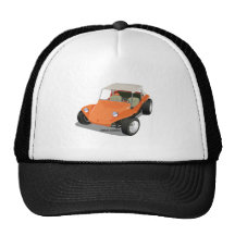 Orange Manx Only Mesh Hat