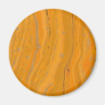 Orange Marbling Fridge Magnet