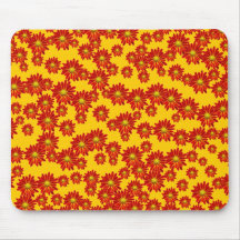 Orange Mums Mousepad