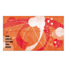 Orange party- Business Business Cards