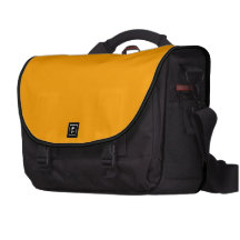 Orange Peel Black Laptop Commuter Bag