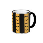Orange Stripes Green Halloween Mug