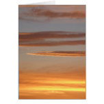 Orange Sunset Card