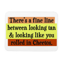 Orange Tan Joke Magnet