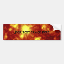 Orange & Yellow Bumper Stickers