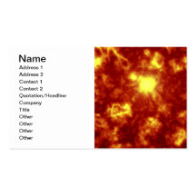 Orange & Yellow Business Cards