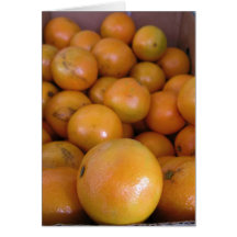 Oranges 1 greeting card