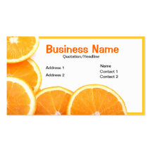 Oranges Business Card