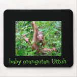 Orangutan Baby Uttuh at OFI Care Centre mousepads