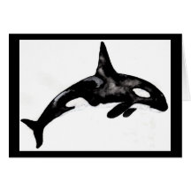 Orca Greeting Card