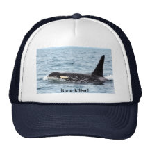 orca killer whale hat - it's a killer