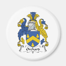 Orchard Family Crest Fridge Magnets