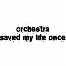 Orchestra Saved My Life Once Photo Sculptures
