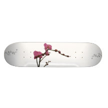 orchid flower romantic skateboards