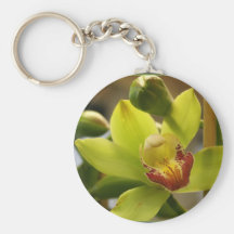 Orchid keychain
