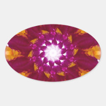 Orchid Rotating Nov 2012 Oval Stickers