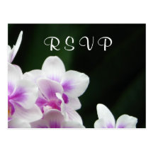 Orchid RSVP Postcard