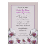 Orchids Wedding Invitation