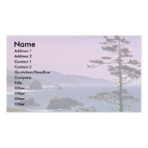 Oregon coast, Ecola State Park, Oregon Business Card Template