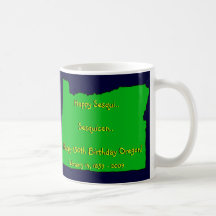 Oregon Sesquicentennial 150th Birthday Mug