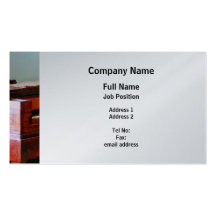 Organ and Violin - Platinum Finish Business Card Template