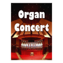 Organ concert invitation 2