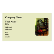 Organ in Parlour Business Card Templates