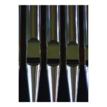 Organ Pipes Detail Custom Announcement