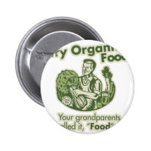 Organic Food Button