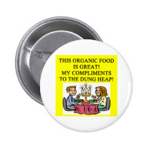 ORGANIC food joke Pin