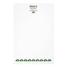 Organic Kitchen Saying with Acorns Stationery