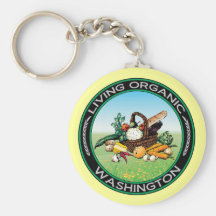 Organic Washington Keychains