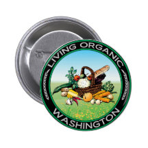 Organic Washington Pinback Button