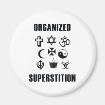 Organised Superstition Refrigerator Magnets