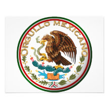 Orgullo Mexicano (Eagle from Mexican Flag) Custom Announcement