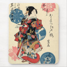 Oriental Lady Mouse Mat
