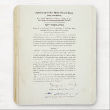 ORIGINAL 22nd Amendment U.S. Constitution Mouse Pads