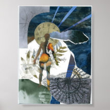 Original Collage Art - Always Body Poster