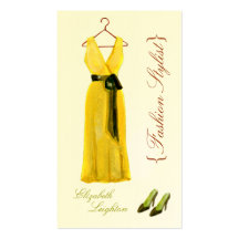 Original Illustration Fashion Styli Business Cards