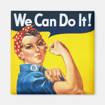 Original Rosie The Riveter Fridge Magnet