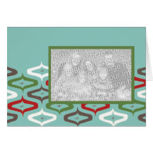 ornament retro photo template cards