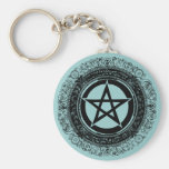 Ornate Pentacle Keychains