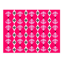 Ornate Stripe Post Card