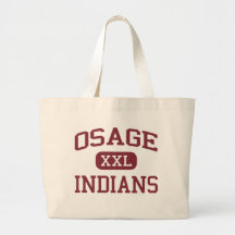 Osage - Indians - High School - Kaiser Missouri Canvas Bags