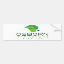 osborn marketing green logo bumper sticker