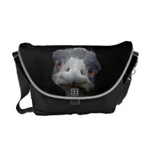 Ostrich Rickshaw Messenger Bag