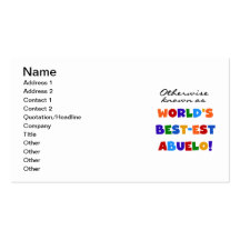 Otherwise Known As Best-est Abuelo Business Card