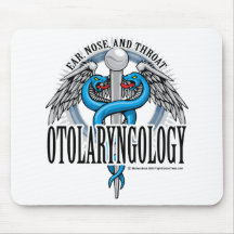 Otolaryngology Caduceus Mouse Pad